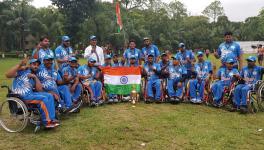 Indian wheelchair team 