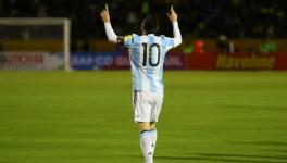 Lionel Messi of Argentina Football Team