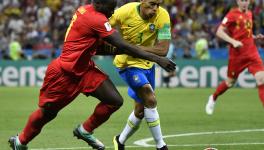 Belgium's Romelu Lukaku and Kevin de Bruyne at FIFA World Cup