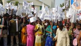 MNREGA workers protest Bihar