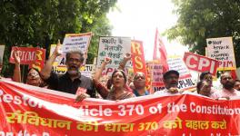 Left Parties Hold Joint Protest