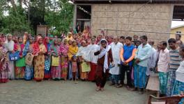 Tara Khatoon after a meeting organised to help the people in their paperwork for NRC. 