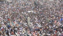 Protest demonstration in Kadapa, Andhra Pradesh