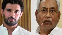 Chirag Paswan, president of the Lok Janshakti Party and Bihar Chief Minister, Nitish Kumar