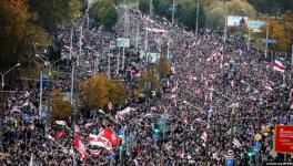 Massive protests in Minsk after lull of few weeks, Oct 25, 2020