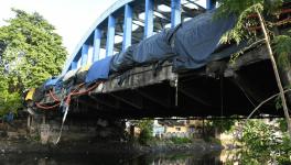 Polluted Adi Ganga near Cms' house