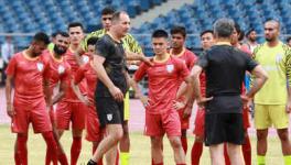 Indian football team under coach Igor Stimac