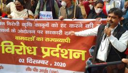  Left Parties Protest in Support of Delhi’s Farmers