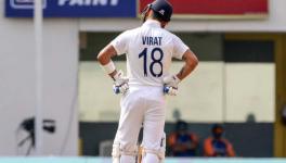 Virat Kohli during India vs England first Test