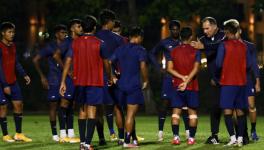 Indian football team in Dubai