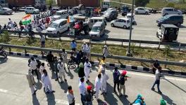 Protesting Farmers Block Kundli–Manesar–Palwal Expressway in Haryana