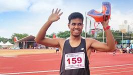 Indian sprinter Amlan Borgohain