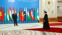 Iran’s President Ebrahim Raisi (R) participated in the Shanghai Cooperation Organisation summit in Dushanbe on Sept 16-17, 2021