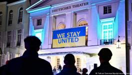 A sign of solidarity in Munich