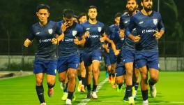 Indian football team training camp