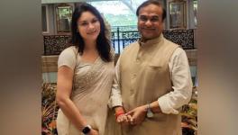 Assam Chief Minister Himanta Biswa Sarma with his wife Riniki Bhuyan Sarma (Twitter)