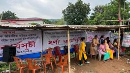 A protest camp near Silsako Beel.