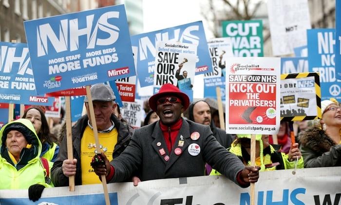 NHS Protest