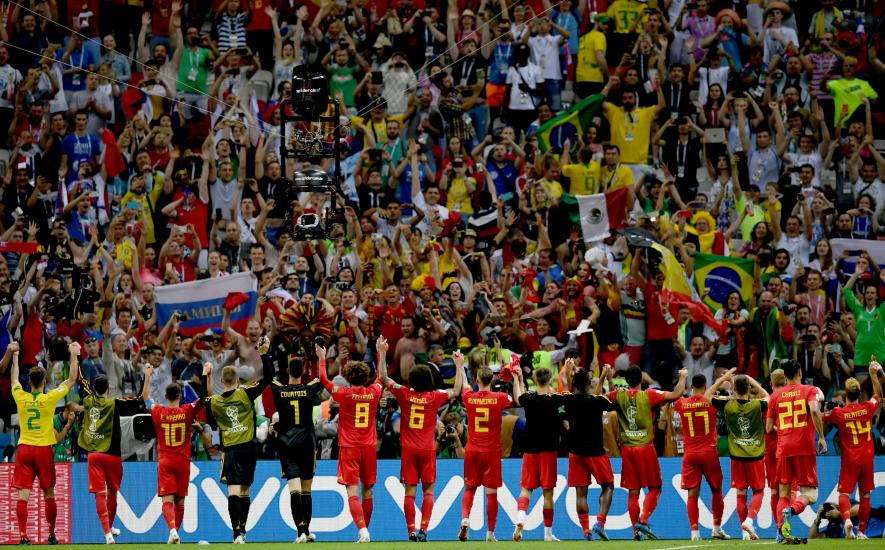 Belgium football team at FIFA World Cup.