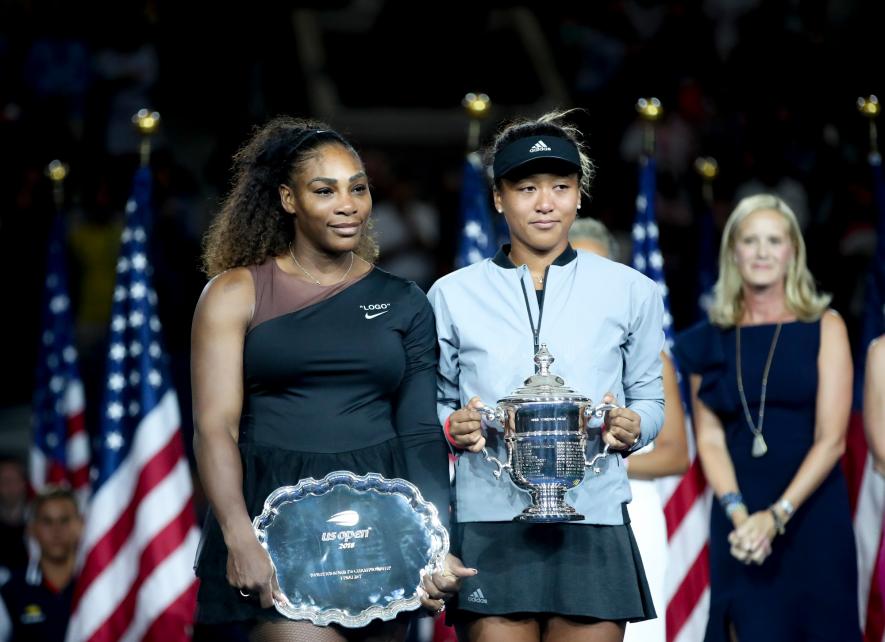 Naomi Osaka and Serena Williams