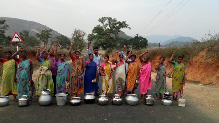 Indigenous Tribal women of Hukumpet Village in Paderu Mandal, Visakhapatnam Agency areas walk miles everyday in search of water