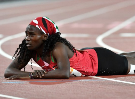 Kenyan athlete Maximilla Imali