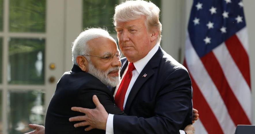 US President Donald Trump and Narendra Mod