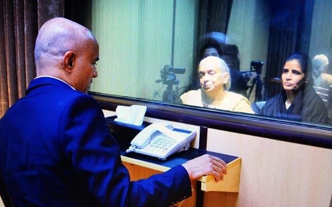 Kulbhushan Jadhav, alleged Indian spy on death row in Pakistan, met his relatives from India, Islamabad, December 24, 2017