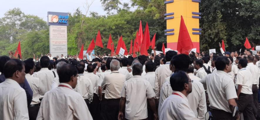 HAL workmen indefinite strike