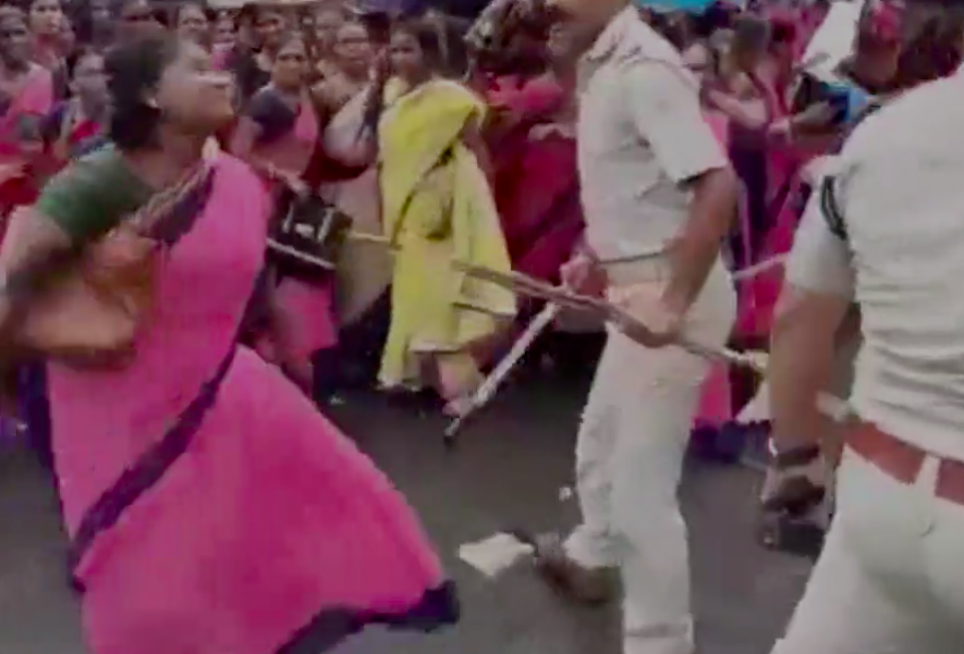 Anganwadi Workers’ Protest in Jharkhand