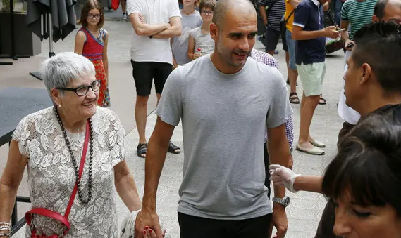 Pep Guardiola's Mother