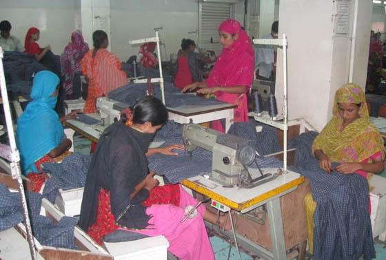 Garment workers in Bangladesh