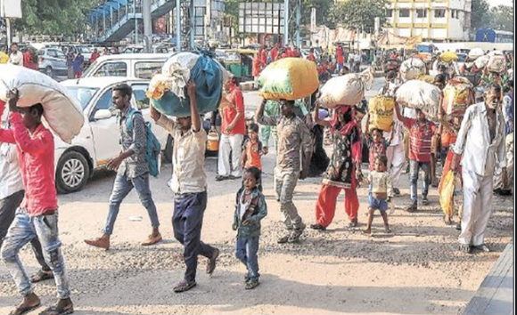 Workers Not Paid Wages in Maharashtra Gujarat