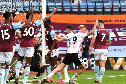 Aston Villa vs Sheffield United Premier League match