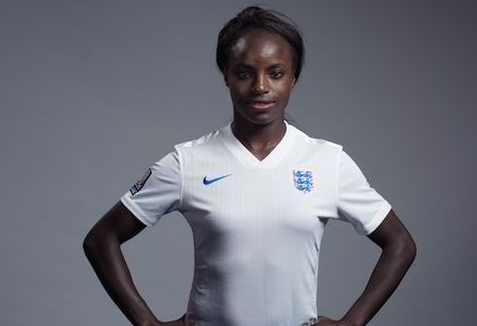 Former England football team striker Eniola Aluko