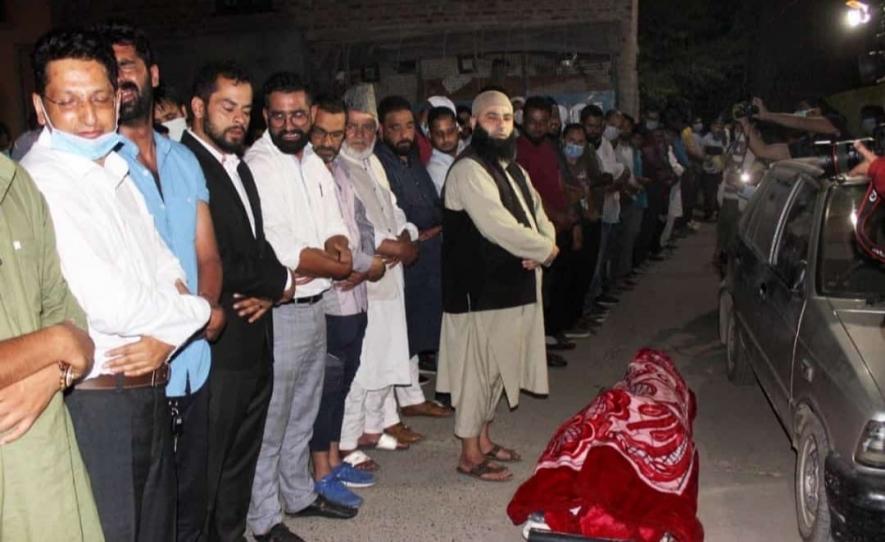 Funeral of Babar Qadri in Srinagar