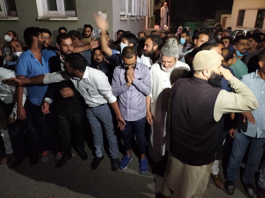 Funeral of Babar Qadri in Srinagar