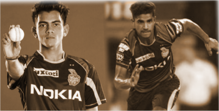 Kamlesh Nagarkoti and Shivam Mavi of the KKR