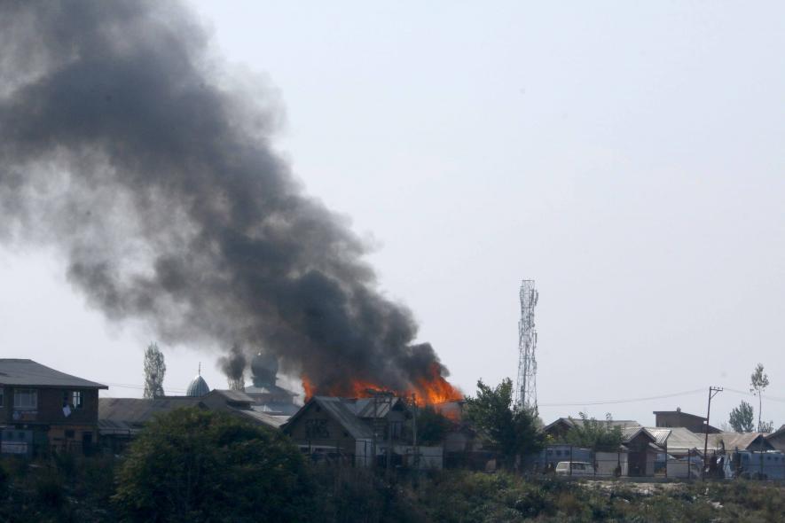 Barzulla srinagar encounter (Kamran Yousuf/Newsclick)