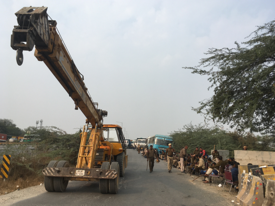 manesar farmers stopped.