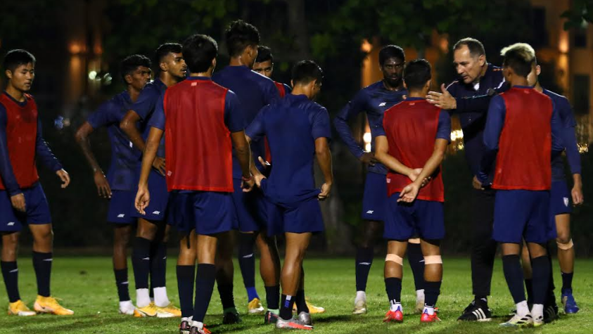 Indian football team in Dubai