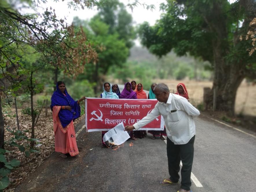 farmers protest