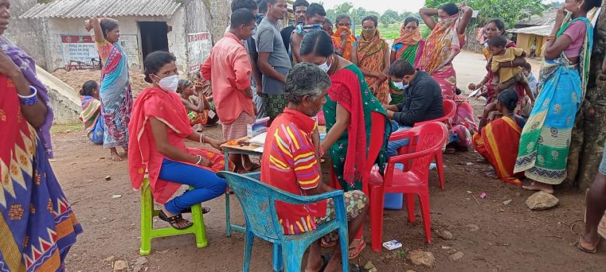 COVID-19 vaccine awareness drive by ASHA workers in Odisha's tribal areas