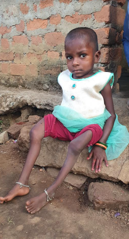 Ankita in Pushpal village, Bastar.