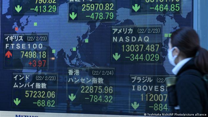 Global stock markets have tumbled as investors rushed to safer assets