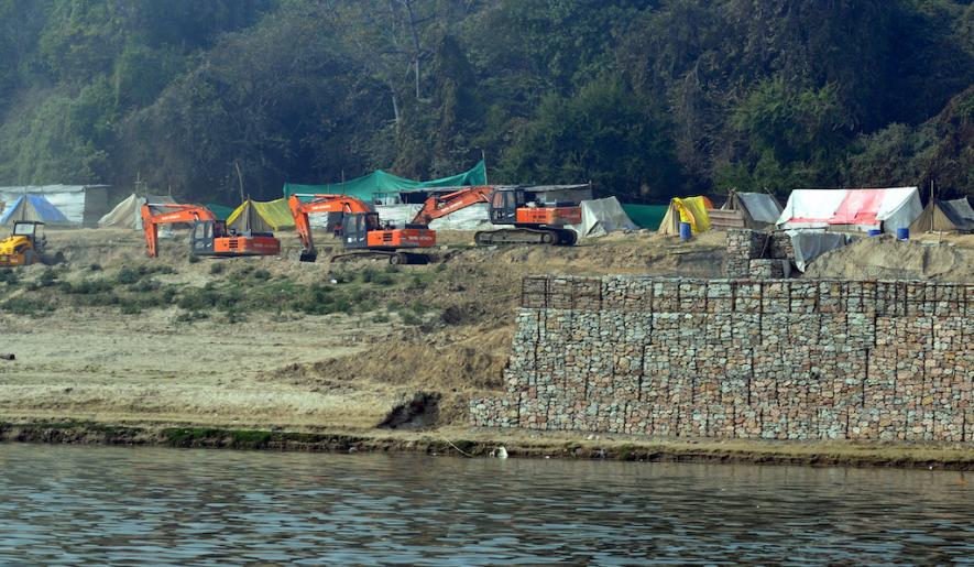 Construction Work on Ghats