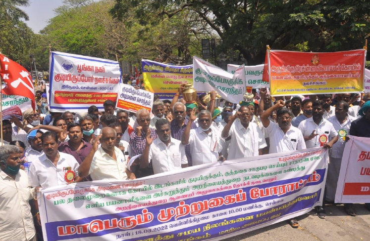 Protest of temple Image courtesy: Samy Natarajan