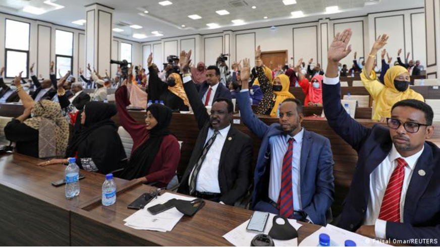 Women still represent a minority in Somalia's parliament