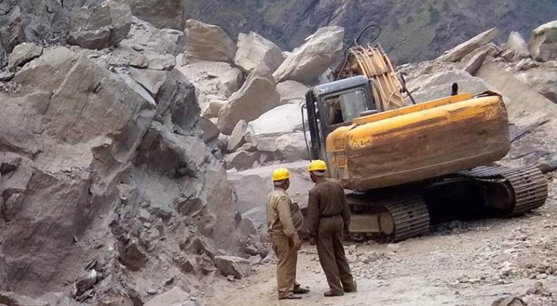 quarry workers