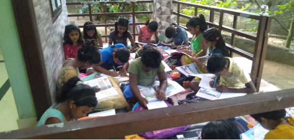 An ITK centre outside a house in Kanyakumari zone. Image courtesy: Sivasree